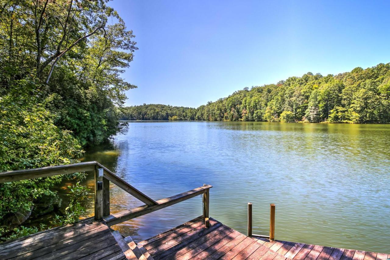 Lakefront Mountain Rest Cottage With Gas Fireplace! Walhalla Екстериор снимка