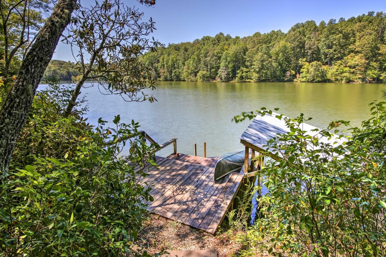 Lakefront Mountain Rest Cottage With Gas Fireplace! Walhalla Екстериор снимка